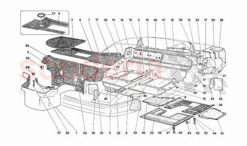 Part Diagram for Ferrari 61569200