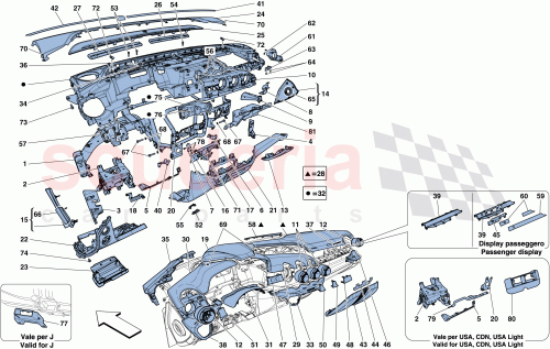 Part Diagram for Ferrari 87872200