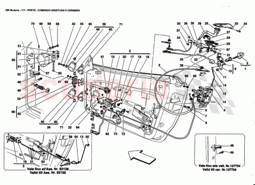 Part Diagram for Ferrari 64810200