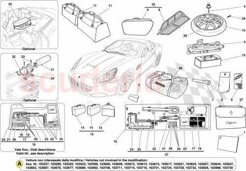 Part Diagram for Ferrari 837587-.