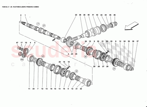 Part Diagram for Ferrari 152386
