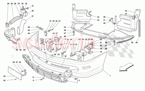 Part Diagram for Ferrari 175621