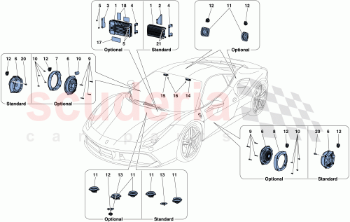 Part Diagram for Ferrari 334279