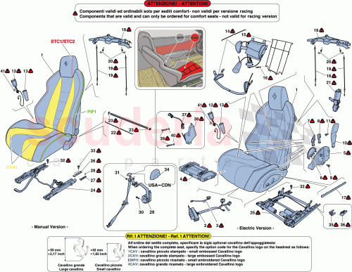 Part Diagram for Ferrari 86299200