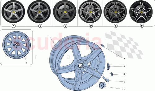 Part Diagram for Ferrari 301960