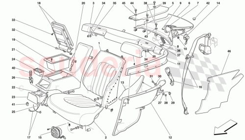 Part Diagram for Ferrari 65358800