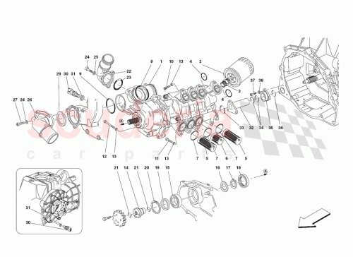 Part Diagram for Ferrari 862084