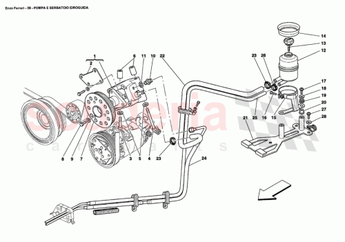 Part Diagram for Ferrari 192846