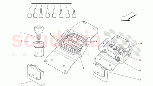 Part Diagram for Ferrari 171713