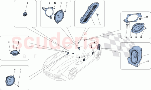 Part Diagram for Ferrari 255697