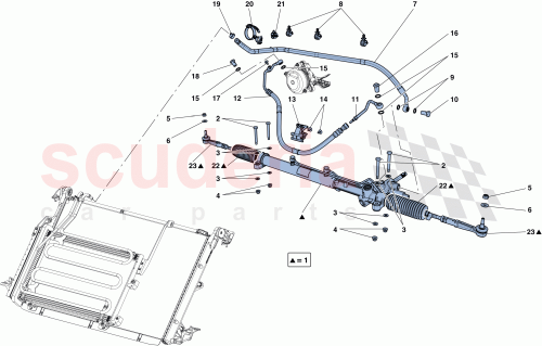 Part Diagram for Ferrari 304424