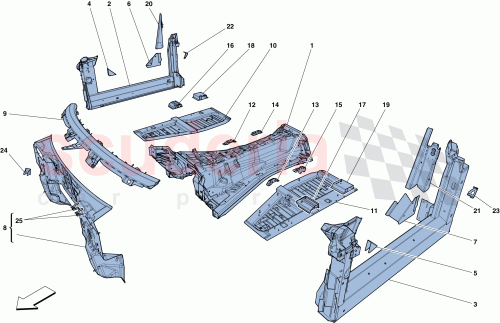 Part Diagram for Ferrari 292698