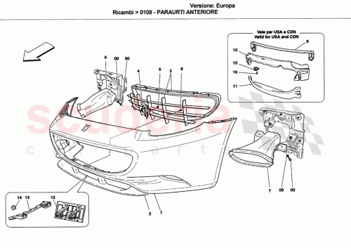 Part Diagram for Ferrari 82433410