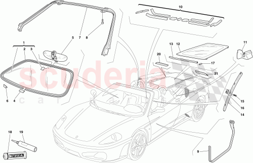 Part Diagram for Ferrari 65782800