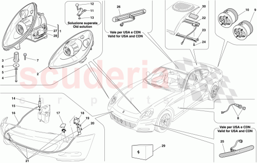 Part Diagram for Ferrari 191526