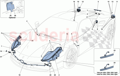Part Diagram for Ferrari 86495500