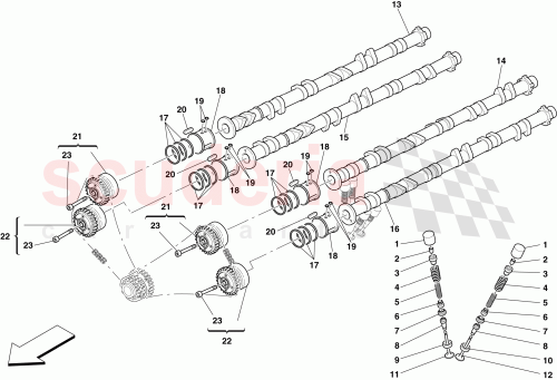 Part Diagram for Ferrari 223193