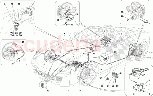 Part Diagram for Ferrari 205822