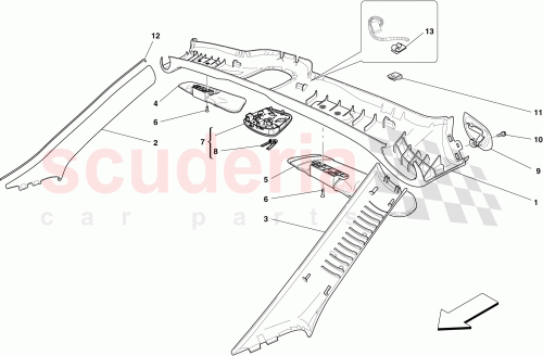 Part Diagram for Ferrari 85615600