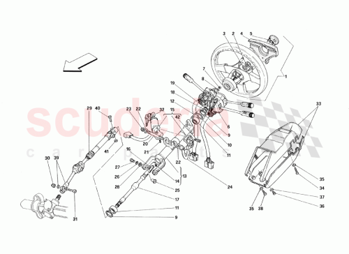 Part Diagram for Ferrari 134071