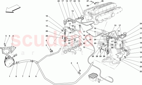 Part Diagram for Ferrari 198323
