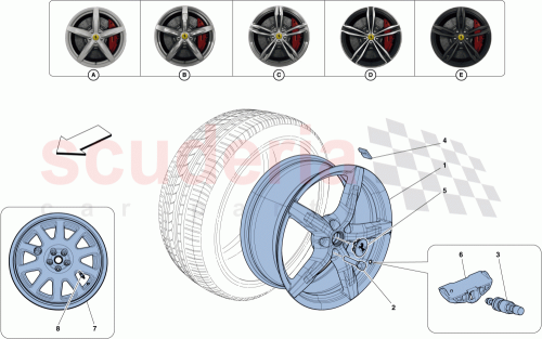 Part Diagram for Ferrari 777770