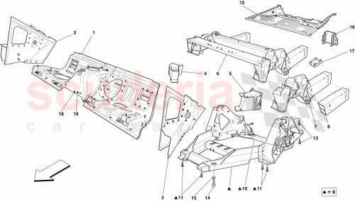 Part Diagram for Ferrari 242117