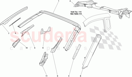 Part Diagram for Ferrari 82989200