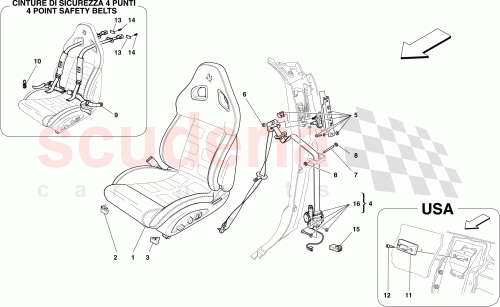 Part Diagram for Ferrari 69453500