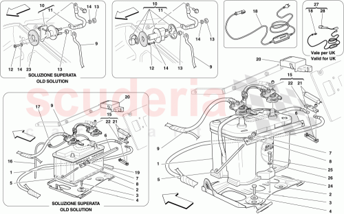 Part Diagram for Ferrari 243320