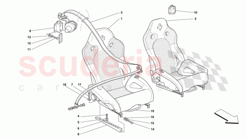 Part Diagram for Ferrari 65096100