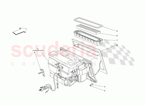 Part Diagram for Ferrari 65629700