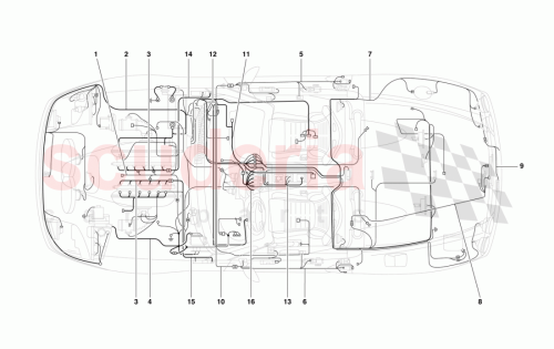 Part Diagram for Ferrari 179045