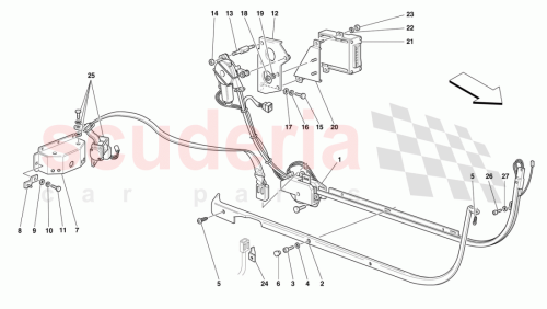 Part Diagram for Ferrari 64983000