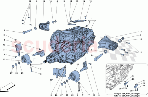 Part Diagram for Ferrari 326174