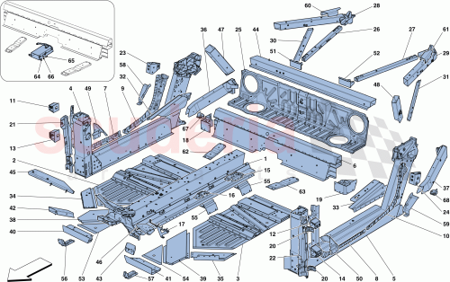 Part Diagram for Ferrari 87546300
