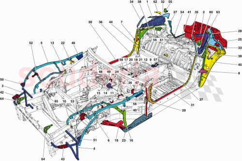 Part Diagram for Ferrari 14639791