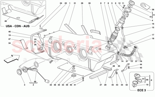 Part Diagram for Ferrari 160777