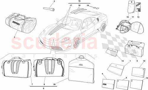 Part Diagram for Ferrari 81295200
