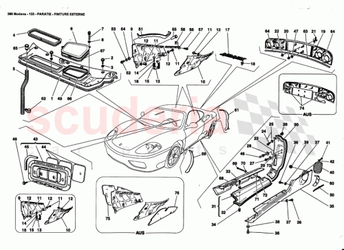 Part Diagram for Ferrari 65991800