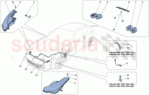 Part Diagram for Ferrari 87329700