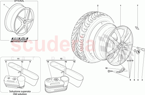 Part Diagram for Ferrari 206274