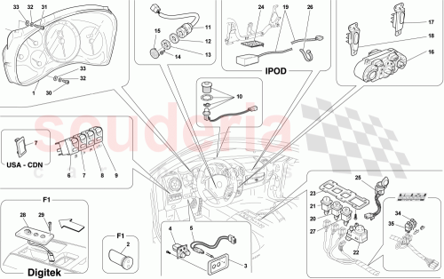 Part Diagram for Ferrari 245051