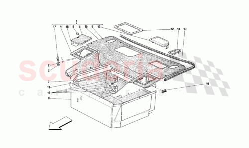 Part Diagram for Ferrari 64453100