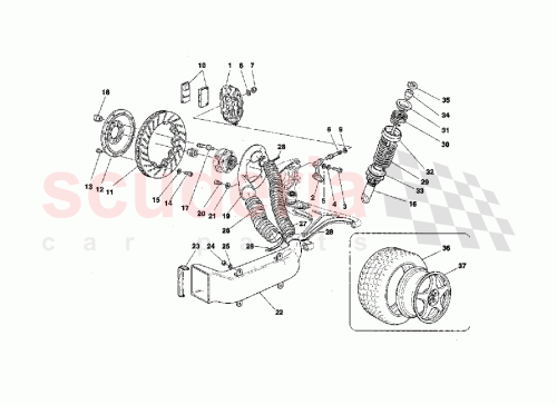 Part Diagram for Ferrari 163294