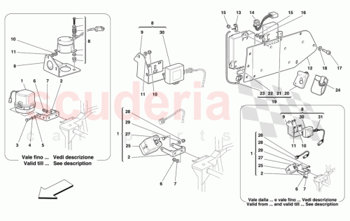 Part Diagram for Ferrari 64730200