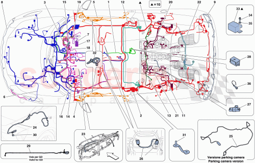 Part Diagram for Ferrari 285686