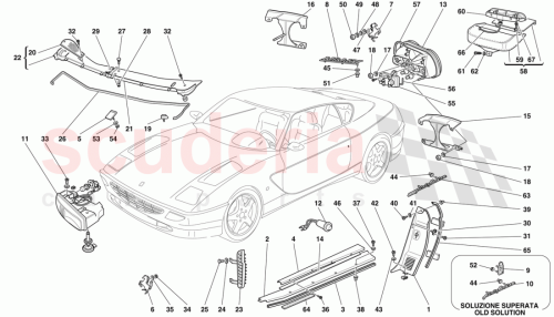 Part Diagram for Ferrari 169485