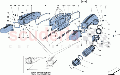 Part Diagram for Ferrari 231626