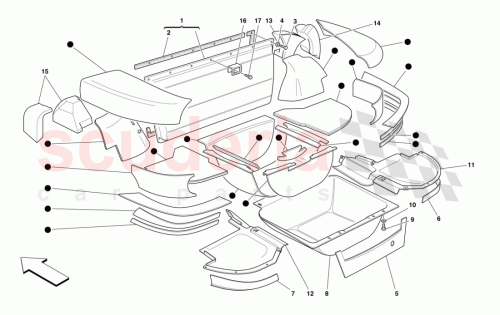 Part Diagram for Ferrari 66713600